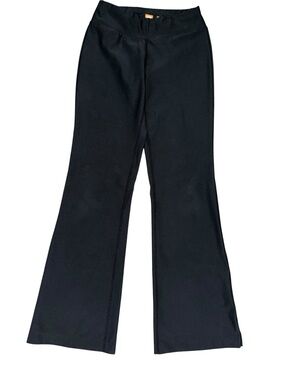 Lucy Vital Collection Yoga Pants Black Flare Stretch Athletic XS Made USA